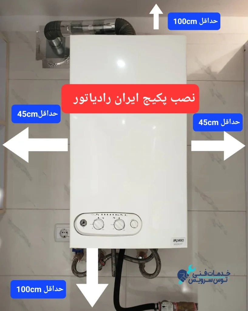 نصب پکیج ایران رادیاتور