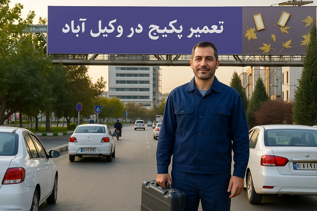 تعمیر پکیج در وکیل آباد